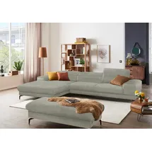 W.Schillig Eckcouch Chenille 3-Sitzer Grau