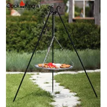 Cook King Schwenkgrill 180 cm inkl. Grillrost Ø 80 cm Edelstahl