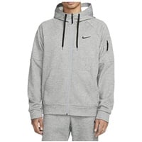 Nike Therma Therma-FIT Fitness-Oberteil Herren Dark Grey Heather/Particle Grey/Black S