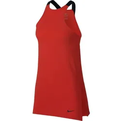 NIKE Damen Trainingstop, Rot/Schwarz, L