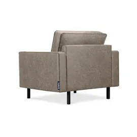 Konsimo Sessel Invia Leder/Mikrofaser 98 x 87 x 0 cm Grau