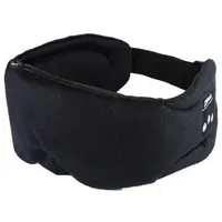 Schlafkopfhörer / Schlafmaske mit integrierten kabellosen Kopfhörern Black