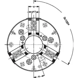 Röhm Kraftspannfutter KFD-HS 315 3-Backen