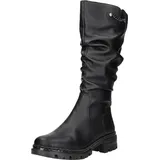 Rieker damen Winterstiefel 76891, Frauen Stiefel,Winterboots,Outdoorschuhe,warm,gefüttert,Boots,Winterschuhe,schwarz (00),43 EU / Schwarz - 43