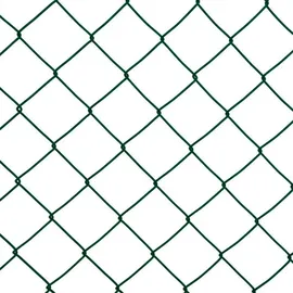 Estexo Maschendrahtzaun Gartenzaun Zaun 1,0x15 m Drahtzaun Viereckgeflecht Maschendraht Grün