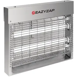 Eazyzap Fliegenvernichter Gebürsteter Edelstahl LED 8W