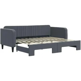 vidaXL Tagesbett 90 x 200 cm Dunkelgrau