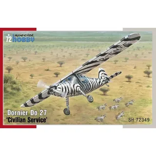 Special Hobby - 1:72 Dornier Do 27 Civilian Service - UAV Model Kit - Modellflugzeug - Hobbyisten - Modellbauer, Luftfahrt-Enthusiasten - Unisex