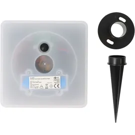goobay LED-Solar-Bodenleuchte schwarz 3,0 cm inkl. Erdspieß