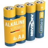 Ansmann X-POWER Mignon AA - Batterie Alkalisch - 4er Pack, 5015681