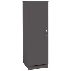 Seitenschrank WIHO KÜCHEN „Flexi“ Schränke Gr. B/H/T: 50 cm x 165 cm x 60 cm, front und korpus: anthrazit Seitenschrank
