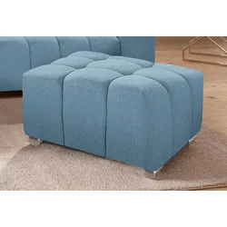exxpo - sofa fashion Hocker »Elias hochwertig und elegant, mit tollem Sitzkomfort« exxpo - sofa fashion azur