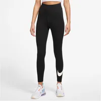 Nike Sportswear Classics High-Waist Graphic Leggings Damen 010 - black/sail XS