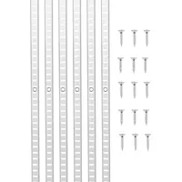Vevor Regalschiene 923 mm 6er-Pack verstellbare Wandregal-Pilaster aus Stahl
