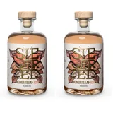 Siegfried Wonderleaf Rosé | Alkoholfrei | Von den Machern des weltweit prämierten Siegfried Gin | Vegan | Zuckerfrei | 18 Botanicals | 500ML (Packung mit 2)