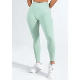 SMILODOX Damen Leggings Amaze Pro Grün Melange grün XS