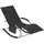 Tectake Taya Gartenliege 142 x 62 x 92 cm Schwarz