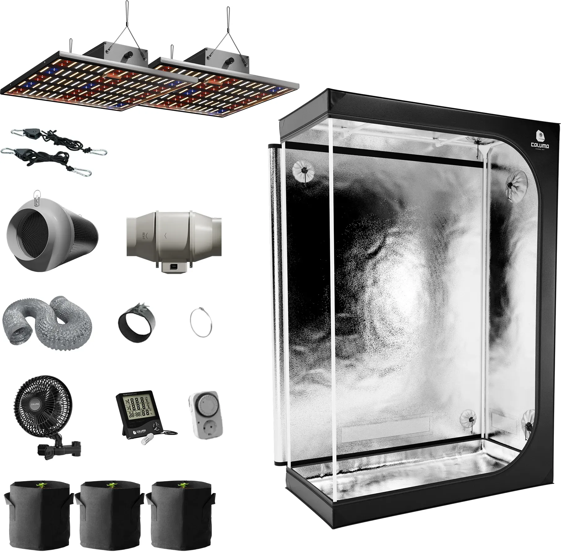 Caluma Growset Ambient (60 x 120 cm, 2 x 150 W, One-Box)