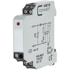 Metz Connect Koppelbaustein KRA-M6/21 24DC 11061525