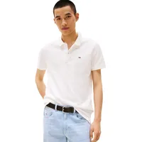 Tommy Jeans Placket Polo EXT S/S Polo Men's, White