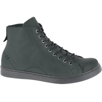 Andrea Conti Damen High Top Sneaker, Bottle/schwarz, 40 EU