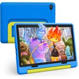 Freeski Kinder Tablet 10.1 Zoll, für Android 14 Kleinkind mit Kindersicherung APP, 8GB RAM+64GB ROM+1TB Erweiterbar, 5MP+8MP, 5000mAh, Wi-Fi, - Schwarz