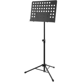 World Rhythm Orchesterpult - Höhenverstellbarer Notenhalter mit Seitenhalterungen und Stativfuß