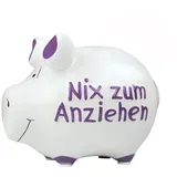 G. Wurm Spardose Schwein nix zum anziehen