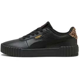 Puma Carina 3.0 Animal Flair Damen Schwarz/Gold 37