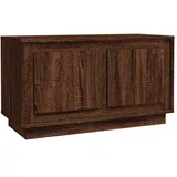 vidaXL TV-Schrank Braun Eichen-Optik 80x35x45 cm Holzwerkstoff