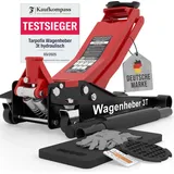 Tarpofix Rangierwagenheber Leder/Stahl 85-475 mm rot