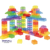 Eduplay Transparente Bausteine, Kunststoff, transparent, 90-teilig (1 Set)