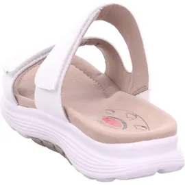 Gabor Rollingsoft Pantolette 66.811.50, Cervo (Glattleder), Weiss (Micro) 40 1/2 - weiß 40,5