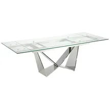 ac angel cerda Angel Cerdá Ausziehbarer Esstisch aus Glas 1027C