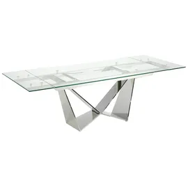 ac angel cerda Angel Cerdá Ausziehbarer Esstisch aus Glas 1027C
