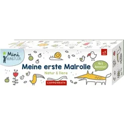 Coppenrath Meine erste Malrolle - Natur & Tiere (Mini-Künstler)