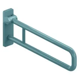 Hewi 801 Stützklappgriff Wandstützgriff 750 mm aquablau