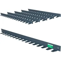 UNIGARDIA Rasenkante aus Metall Anthrazit 5 m - 5 mm breiter Rand - Flexible Metall Beeteinfassung 5 cm hoch - Einfache Montage, Erdanker inklusive
