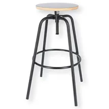 jan kurtz Barhocker Paris 70 – 80 cm Schwarz