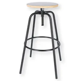 jan kurtz Barhocker Paris 70 – 80 cm Schwarz