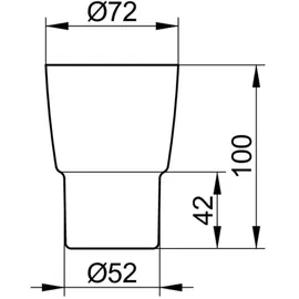 Keuco Zahnputzbecher Transparent