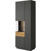 INOSIGN Vitrine »SILKE«, Höhe 207 cm grau