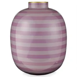 PIP Studio Blumenvase Gestreift 32 cm II Dekoration   