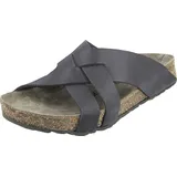 HAFLINGER Bo Pantolette Unisex Leder Graphit (2705), Gr 46 - 46 EU,