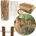 Floranica Haselnuss 1 laufender Meter 90cm 4-6cm Abstand Steckzaun Gartenzaun Rollzaun Hühnerzaun