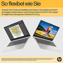 HP 15-fc0355ng, Laptop, mit 15,6 Zoll Display, AMD RyzenTM 5,7520U Prozessor, 8 GB RAM, 512 SSD, RadeonTM Onboard Graphics, Silber, Windows 11 Home (64 Bit)