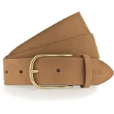 Mustang Ledergürtel Damen Veloursleder Cognac 105