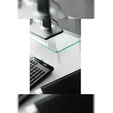 Digitus Monitorständer DA-90358 Glas 560x210 mm Weiß