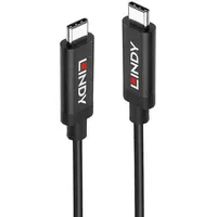 Lindy USB-C auf USB-C 5,00 m Schwarz