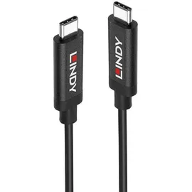 Lindy USB-C auf USB-C 5,00 m Schwarz